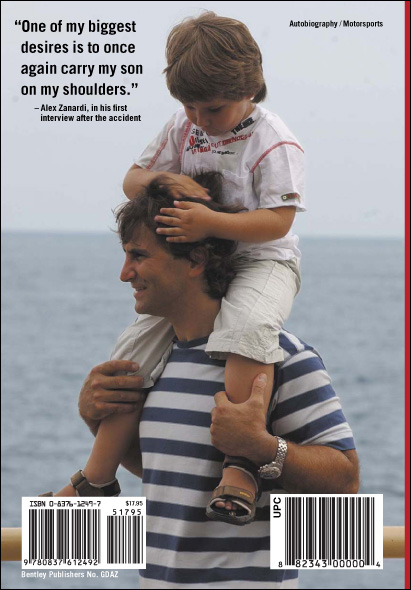 Alex Zanardi -
My Sweetest Victory back cover