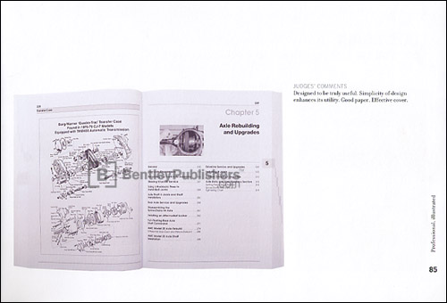2005 Bookbuilders of Boston awards book for Jeep� CJ Rebuilder
